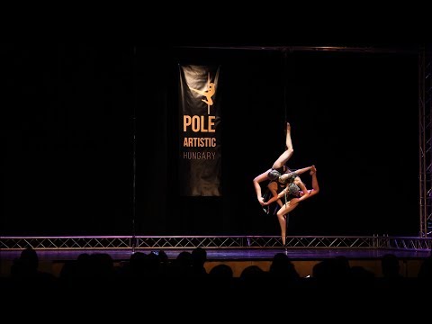 Kristina Pavlekić & Milica Jevtić - 1st place Elite Doubles - Pole Artistic Hungary 2018