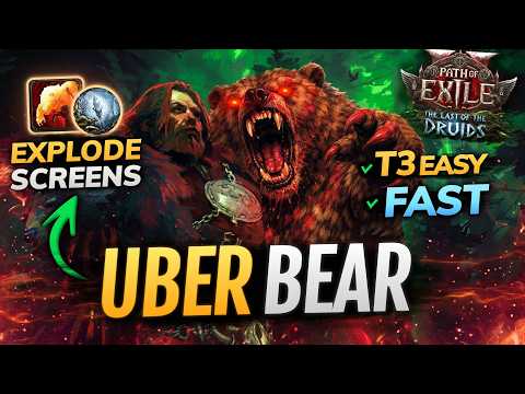 [PoE 2] EXPLODE Screens at 128%MS! - Bear Druid Build Guide for Shaman - Path of Exile 2 0.4