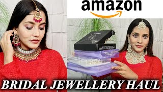 AMAZON BRIDAL JEWELLERY HAUL | KUNDAN JEWELLERY FOR BRIDES | WARDROBE REFESH SALE UPTO 50-80% OFF