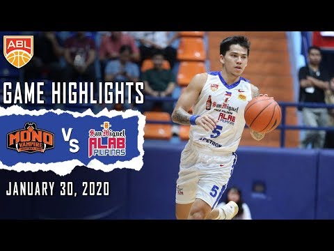 Mono Vampire vs. Alab Pilipinas - January 30, 2020 | Game Highlights | ABL '19-'20