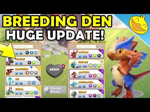 HUGE BREEDING DEN UPDATE! NEW Dragons + PRINCESS Card Packs! - DML #1012