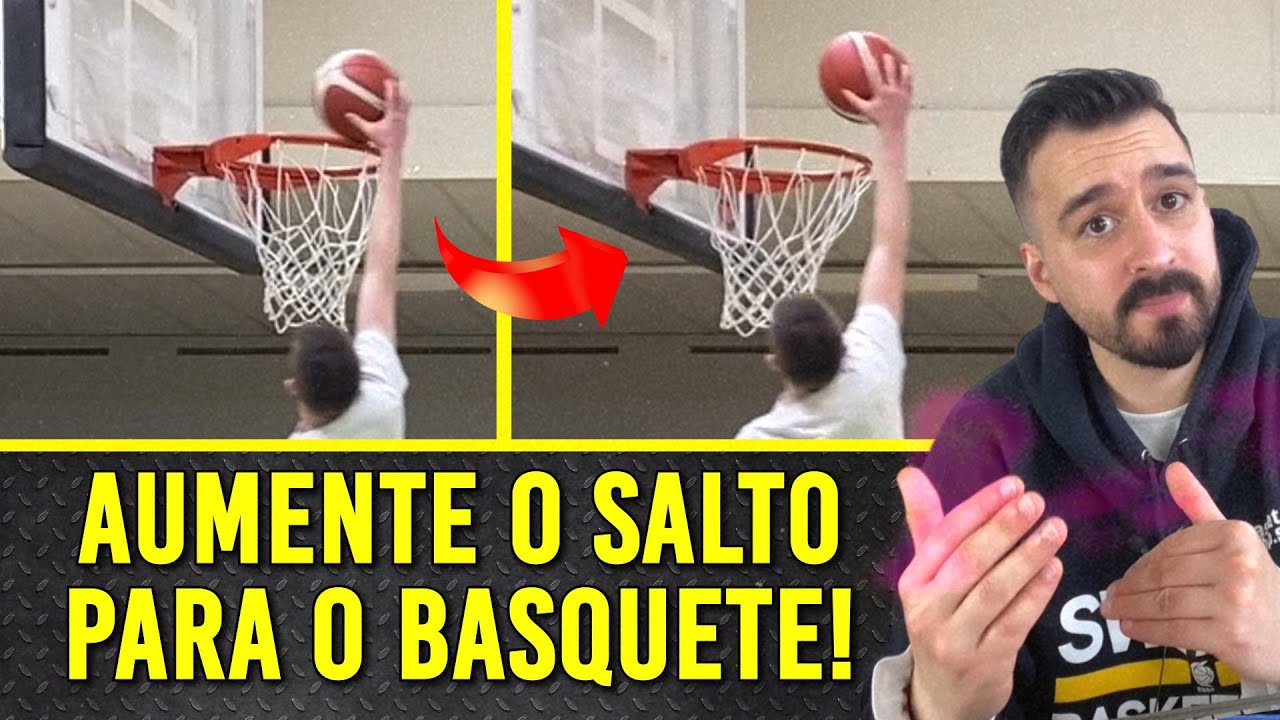 COMO AUMENTAR O SALTO VERTICAL NO BASQUETE? *MOSTREI TUDO*