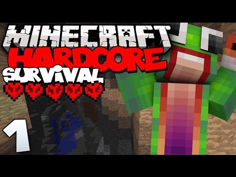 UnspeakableReacts - Minecraft: Hardcore Survival "THE START!" | Ep. 1