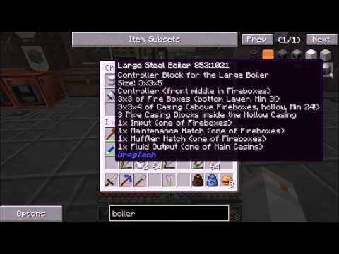Large Bronze Boiler - Minecraft Infitech 2 (GregTech) - Episode 7
