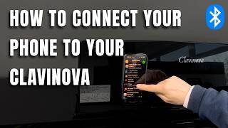 Clavinova Clinic #15 | How to Bluetooth Connect Your Phone to your Clavinova