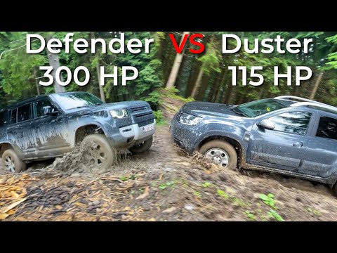 Land Rover Defender 2021 vs Dacia Duster Offroad