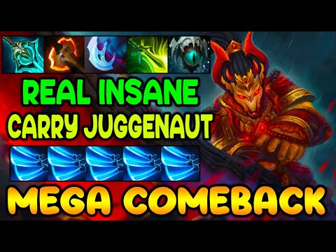 JUGGERNAUT  - REAL INSANE CARRY - MEGA COMEBACK - INTENSE BATTLE - DOTA 2 GAMEPLAY