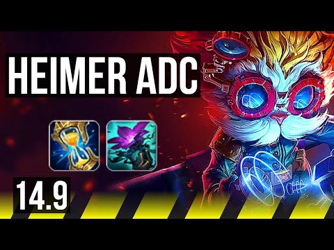 HEIMERDINGER & Blitzcrank vs VARUS & Neeko (ADC) | 9/1/13, 700+ games | KR Master | 14.9