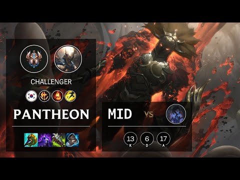 Pantheon Mid vs Sylas - KR Challenger Patch 10.24