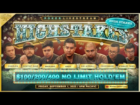 $100/200/400 w/ Stanley Tang, Dentist Dave, Charles, Professor, Nik Airball, Mariano & Andy