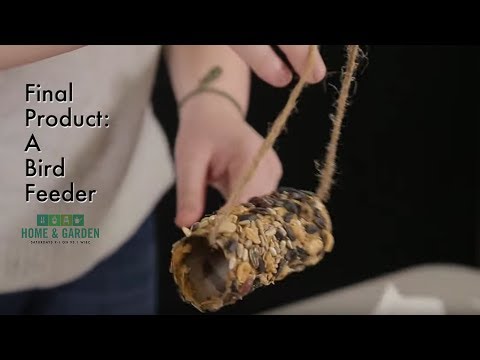 Turn A Toilet Paper Roll Into A Bird Feeder | Home & Garden