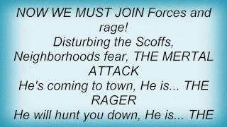 Agent Steel - Rager Lyrics