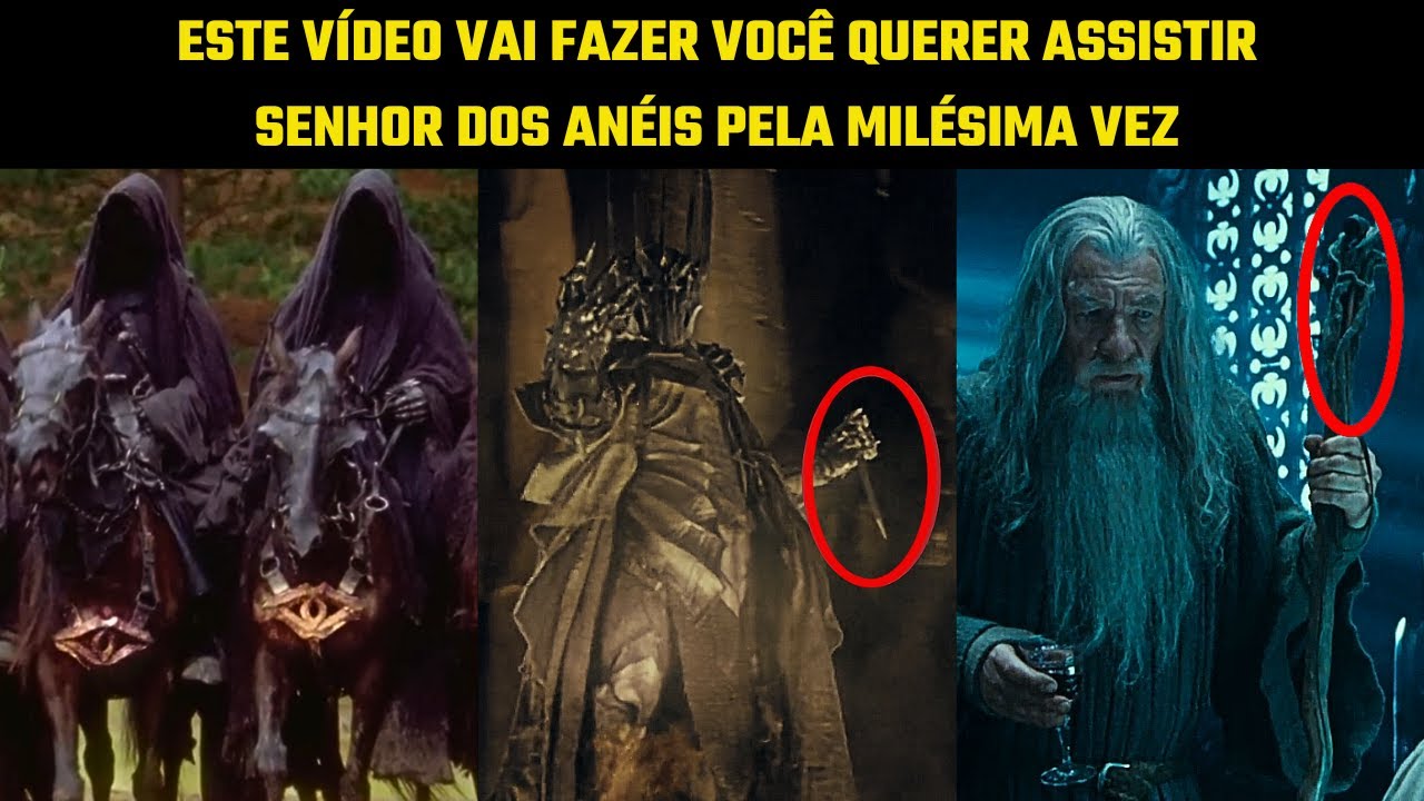 Este vídeo vai fazer você querer assistir Senhor dos Anéis pela milésima vez