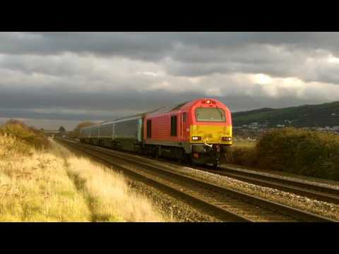 Prestatyn 7.12.2016 - DB Cargo 67010 on Manchester WAG train - class 67 ATW