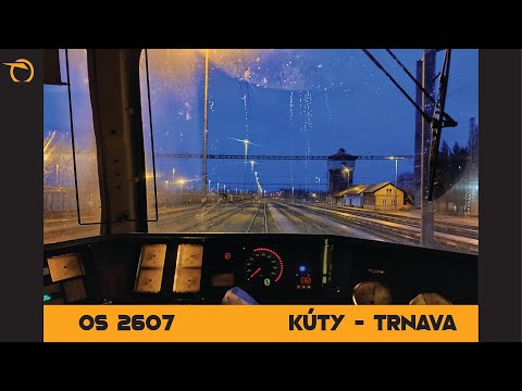 Pohľad rušňovodiča | Trnava - Kúty "Hrbatá" | Adrenálinová jazda závratnou rýchlosťou po hrbatej :)
