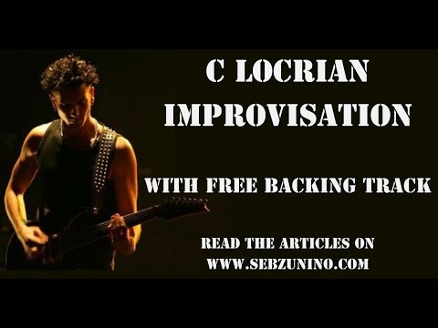 C LOCRIAN IMPROVISATION & FREE BACKING TRACK
