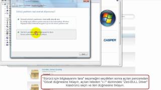 Windows 7 ve vista işletim sisteminde Zed-BULL Driver Tanıtma (COM'suz)