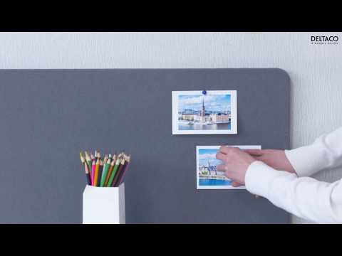 Elektrinis darbo stalas DELTACO OFFICE su pakeliamu stalviršiu ir LED valdymo skydeliu, baltas / DELO-0100 video