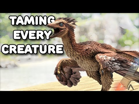 TAMING EVERY CREATURE IN ARK | ARCHAEOPTERYX | ARK SURVIVAL EVOLVED EP6