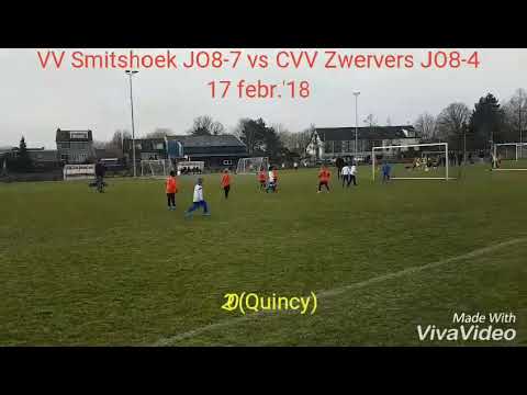 VV Smitshoek Barendrecht JO8-7 vs CVV Zwervers JO8-4 (17-02-2018)