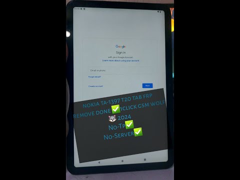 reset nokia t20 ta 1397 google account unlock 1click 2024 latest mehtood gsm wolf