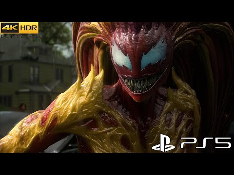 Scream Boss Fight in Spider Man 2 PS5 4K 60FPS HDR