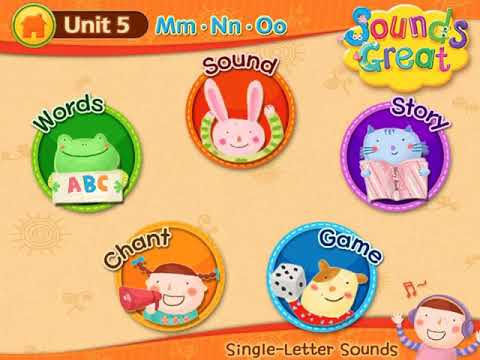 Phonics Sounds Great! Single letter Sounds Level 1 Unit 5