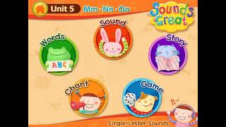 Phonics Sounds Great! Single letter Sounds Level 1 Unit 5