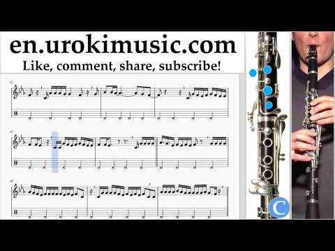 How to Play Clarinet Ozuna - Dile Que Tu Me Quieres Tabs Part#2 um-i352