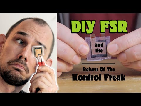 Making a DIY analog force sensor under quarantine, with the Kontrol Freak.