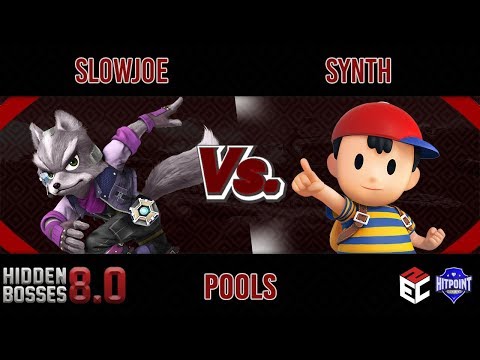 Hidden Bosses 8.0 POOLS - Slowjoe (Fox) vs Synth (Ness)