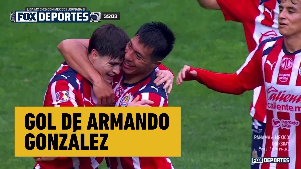 😎🔥 GOL DE ARMANDO GONZÁLEZ | CD Guadalajara 1-0 Querétaro FC | Jornada 3 | Liga MX