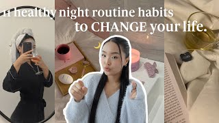 11 habits you NEED in your night routine🌙: how to set yourself up for success & be productive!