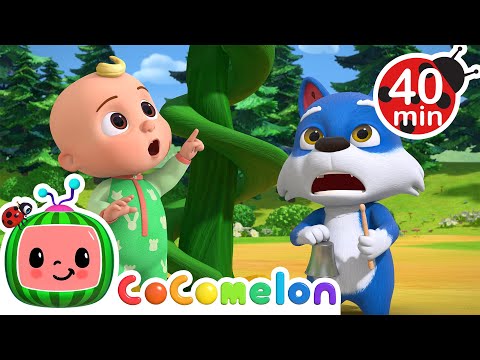 JJ & The Beanstalk + Best of fairytale stories | Cocomelon Animal Time Nursery Rhymes