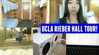 UCLA's Rieber Hall Triple Dorm Room & Communal Bathroom Tour!