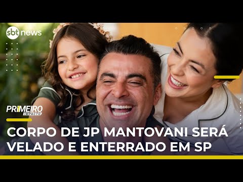 Lí Marttins, esposa de JP Mantovani, chega ao velório do modelo em São Paulo | #PrimeiroImpacto