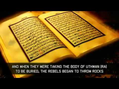 Shaikh Zaheer Mahmood. Death of Uthman r.a