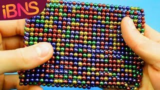 Playing with 1000 mini magnetic balls! (pt. 2, ASMR with 1000 oddly satisfying buckyballs)
