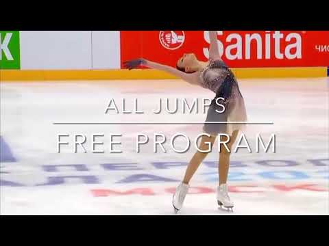 Free program Anna Shcherbakova Channel One Trophy // All jumps