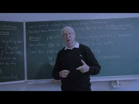 Hinreichendes Kriterium für Extrema