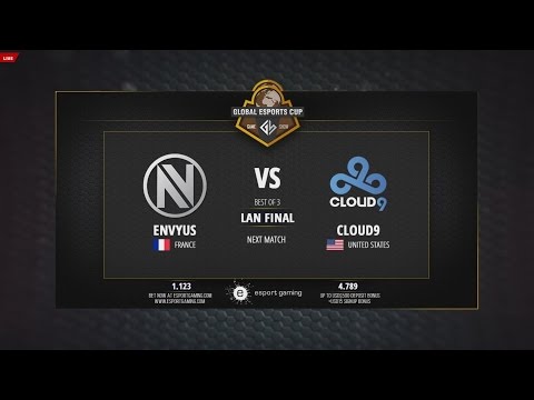 EnVyUs vs. Cloud9 [Map 2 BO3] Game Show Global eSports Cup 2016 Finals