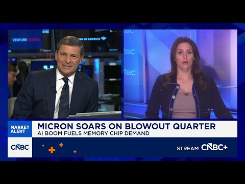 Micron dispara após trimestre excepcional: boom da IA impulsiona demanda por chips de memória