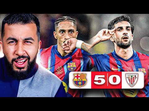 HAVE SOME SHAME.. | BARCELONA 5-0 BILBAO REACTION! 