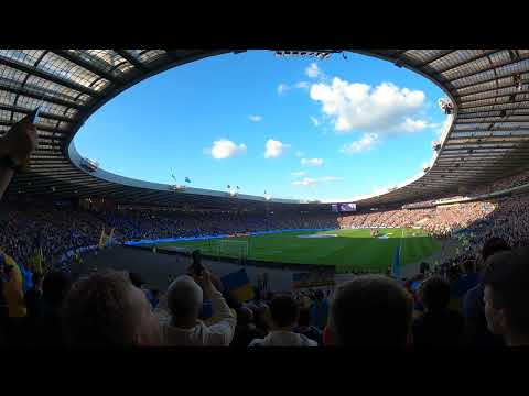 amazing Scotland National Anthem Live on Hampden Park Stadium (Scotland vs Ukraine, 01/06/2022)