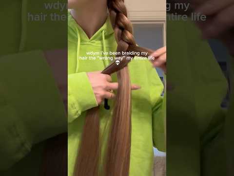 I’m broken i thought this was normal 🙃  #braid #braiding
