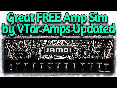 Improved FREE Amp Sim by VTar Amps For Modern Guitar Tones - Jambi VST Plugin - Full Review & Demo