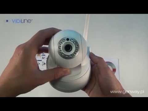 VidiLine Vidi-IPR-1100 kamera obrotowa 1Mpix 720p podgląd Android iPhone