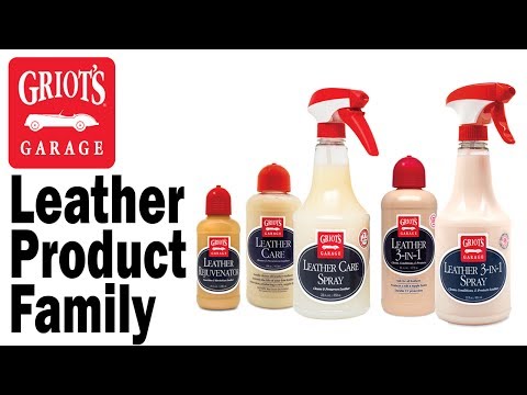 Griot's Garage - Detailing Tip: Leather Product Family & picking the right one for you