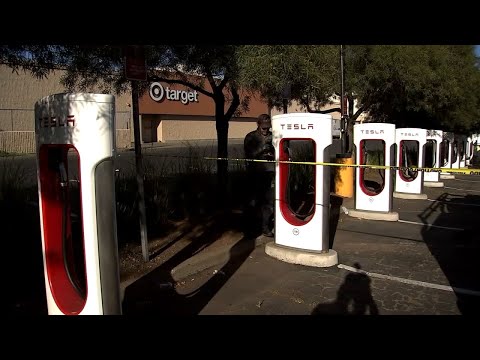 Tesla Supercharger nozzles cut and stolen at Bay Area charging station
