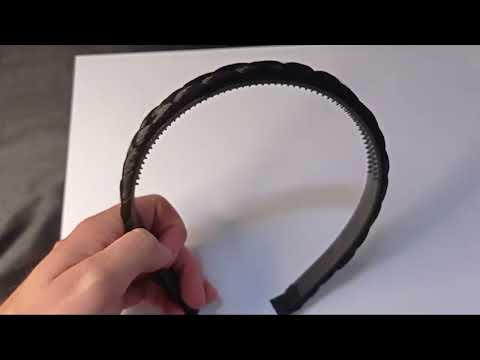 ARQUINHO DE TRANÇA IMITA CABELO PRETO